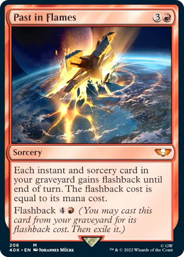 0206 Past in Flames (Surge Foil) M Universes Beyond: Warhammer 40,000