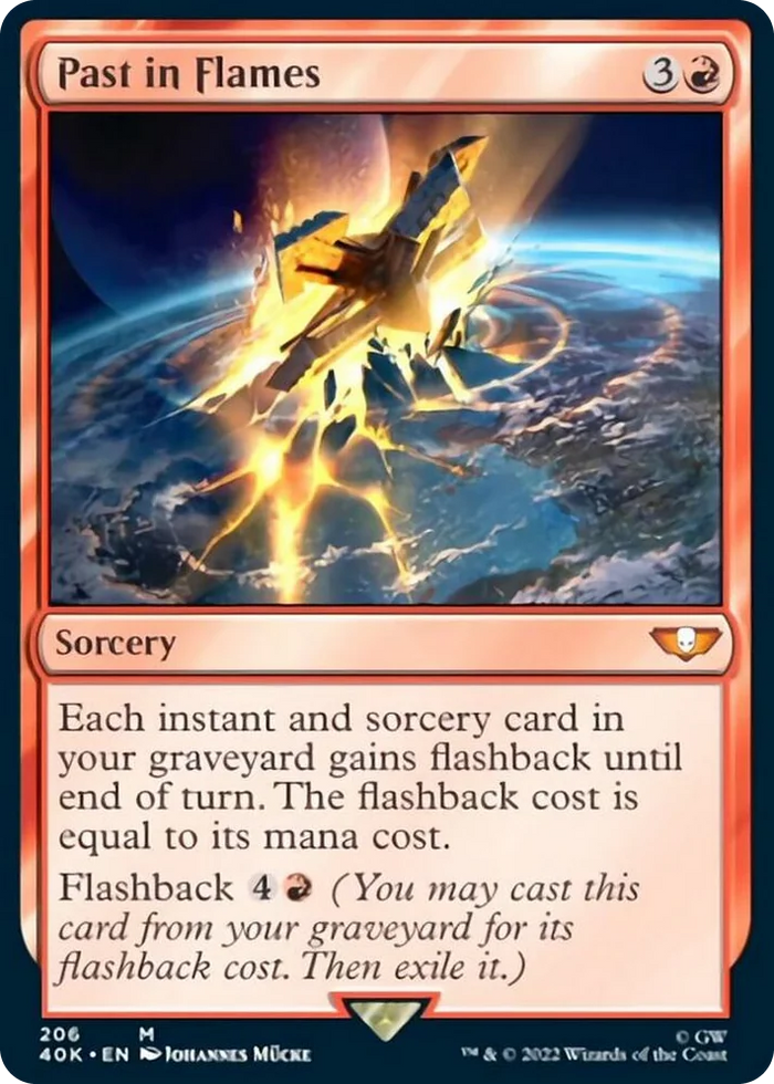 0206 Past in Flames (Surge Foil) M Universes Beyond: Warhammer 40,000