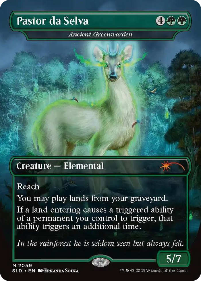 Pastor da Selva - Ancient Greenwarden #2059 M - Secret Lair Drop Series Pokemon card