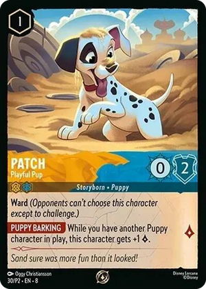 0030 Patch - Playful Pup Promo Disney Lorcana Promo Cards