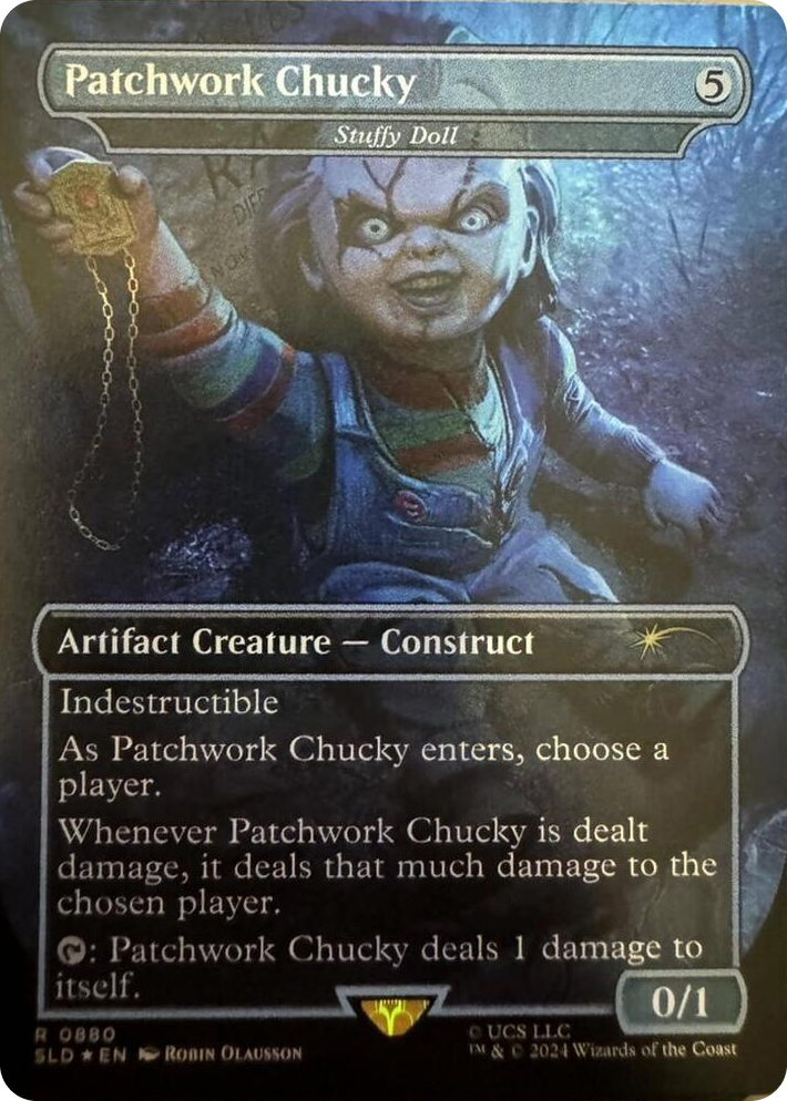0880 Patchwork Chucky - Stuffy Doll R Secret Lair Drop Series