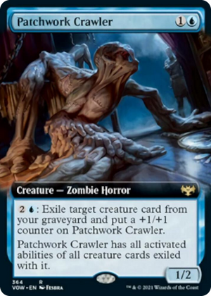 0364 Patchwork Crawler (Extended Art) R Innistrad: Crimson Vow