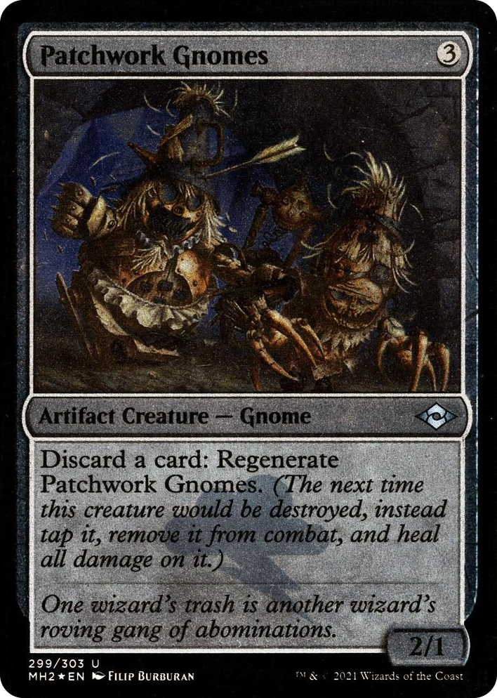 0299 Patchwork Gnomes (Foil Etched) U Modern Horizons 2