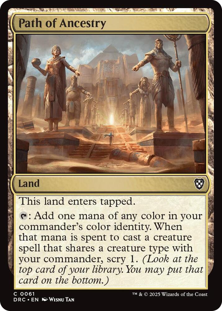 0061 Path of Ancestry (0061) C Commander: Aetherdrift