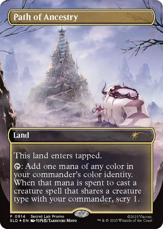 0914 Path of Ancestry (0914) (Rainbow Foil) R Secret Lair Drop Series