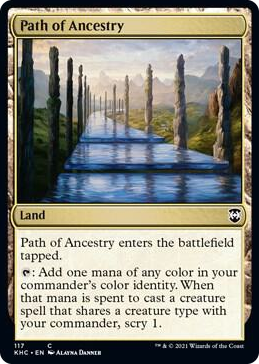 0117 Path of Ancestry C Commander: Kaldheim