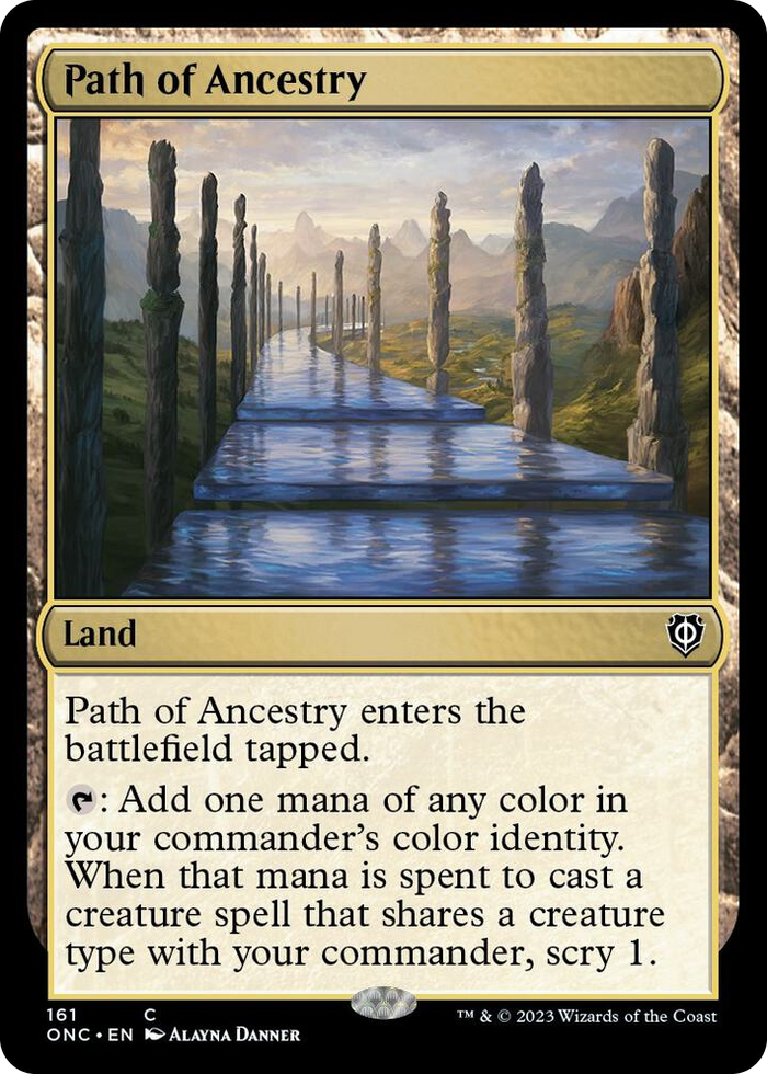 Path of Ancestry #161 C - Commander: Phyrexia: All Will Be One Pokemon card