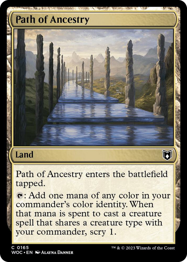 0165 Path of Ancestry C Commander: Wilds of Eldraine