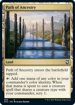 0254 Path of Ancestry C Commander: Adventures in the Forgotten Realms