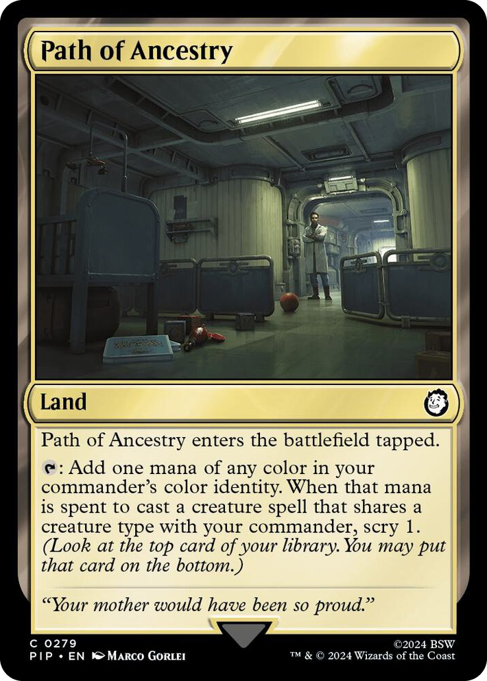 0279 Path of Ancestry C Universes Beyond: Fallout