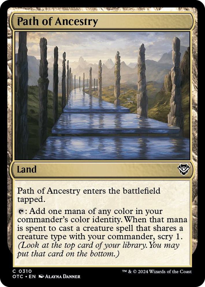 0310 Path of Ancestry C Commander: Outlaws of Thunder Junction