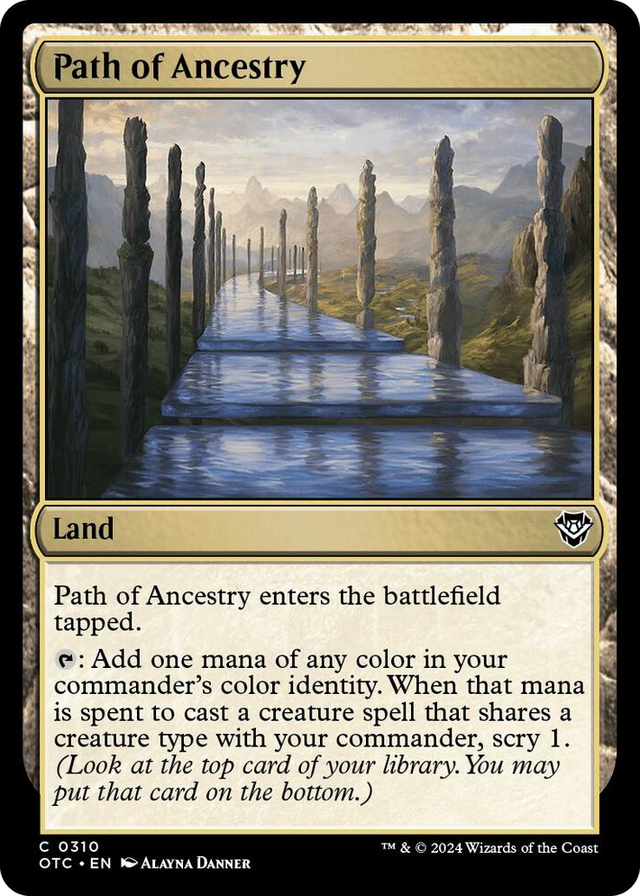 0310 Path of Ancestry C Commander: Outlaws of Thunder Junction