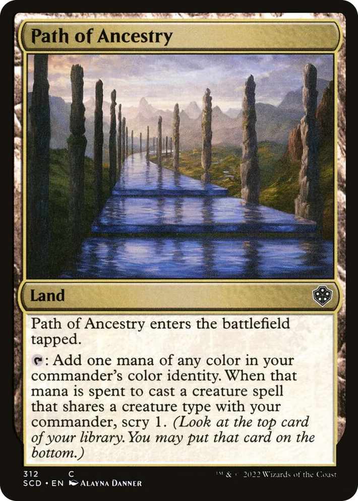 0312 Path of Ancestry C Starter Commander Decks
