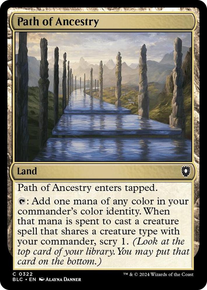 0322 Path of Ancestry C Commander: Bloomburrow