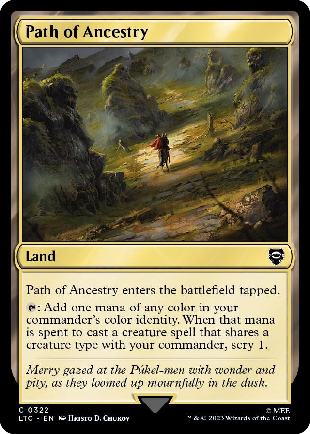 0322 Path of Ancestry C Commander: The Lord of the Rings: Tales of Middle-earth