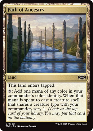 0382 Path of Ancestry C Commander: Tarkir: Dragonstorm