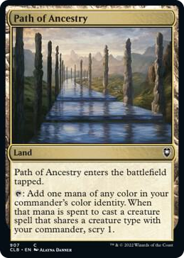 0907 Path of Ancestry C Commander Legends: Battle for Baldur's Gate