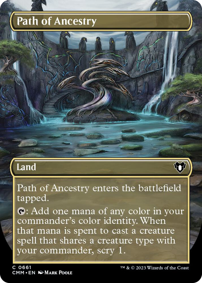 0661 Path of Ancestry (Borderless) C Commander Masters