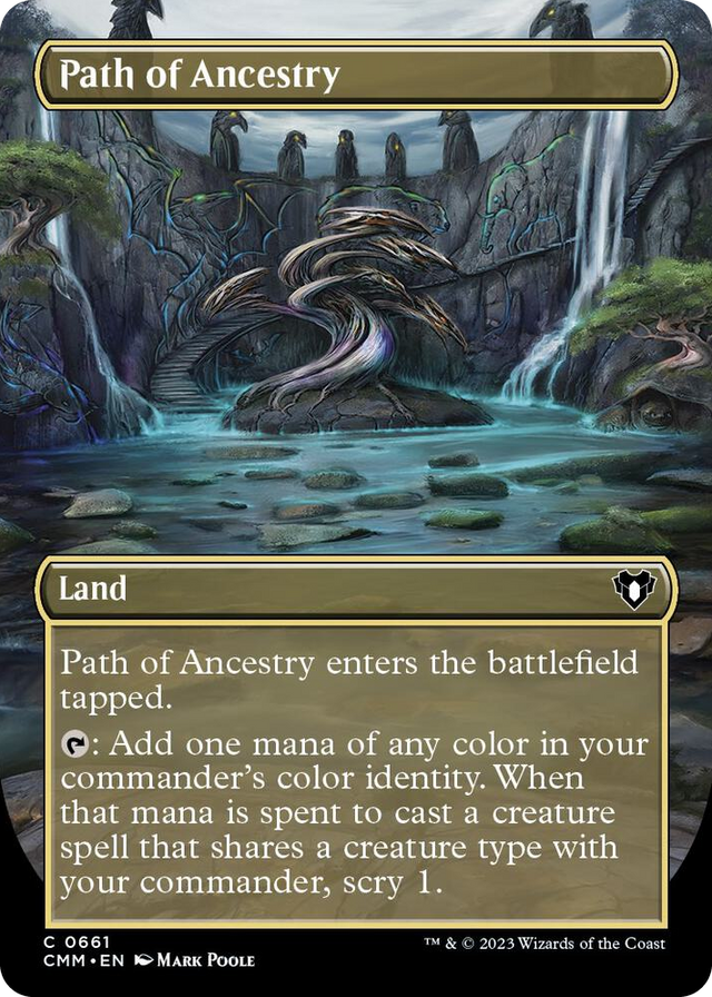 0661 Path of Ancestry (Borderless) C Commander Masters
