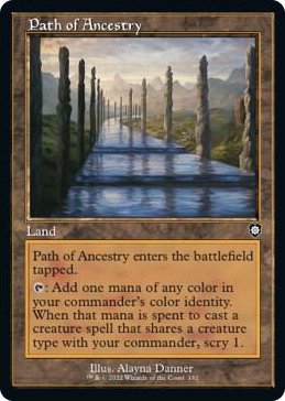 0192 Path of Ancestry (Retro Frame) C Commander: The Brothers' War