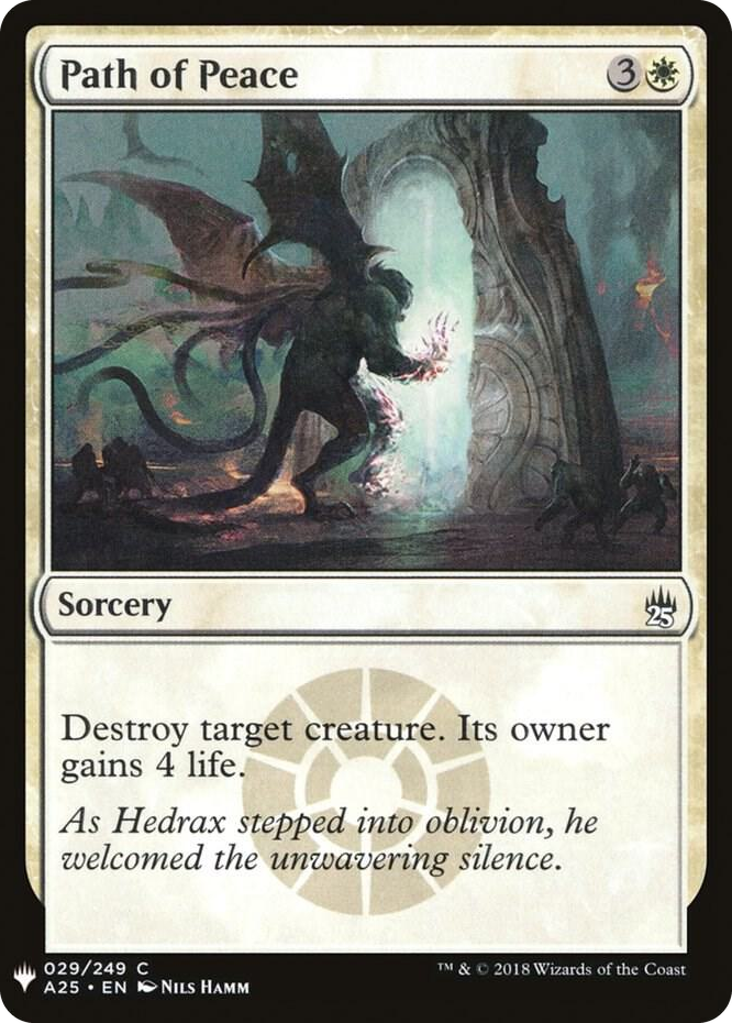 Path of Peace #29 C - The List Reprints Pokemon card