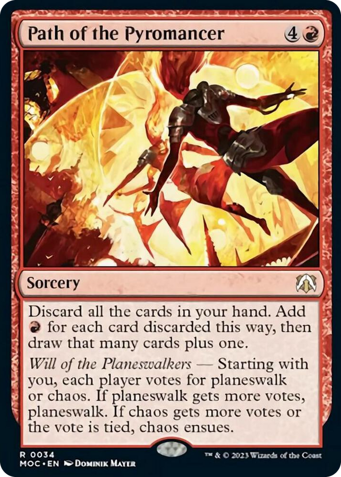 Path of the Pyromancer #34 R - Commander: March of the Machine Pokemon card