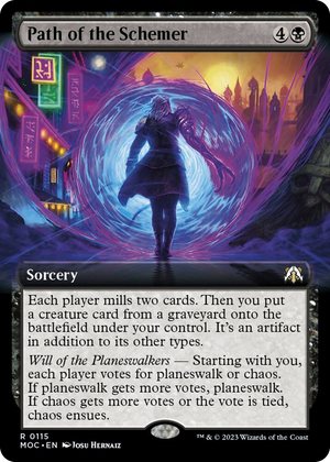 0115 Path of the Schemer (Extended Art) R Commander: March of the Machine