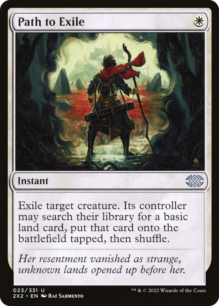 Path to Exile #23 U - Double Masters 2022 Pokemon card
