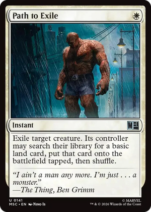0141 Path to Exile (Surge Foil) U Commander: Marvel Super Heroes
