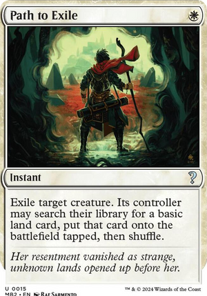 0015 Path to Exile (White Border) U Mystery Booster 2
