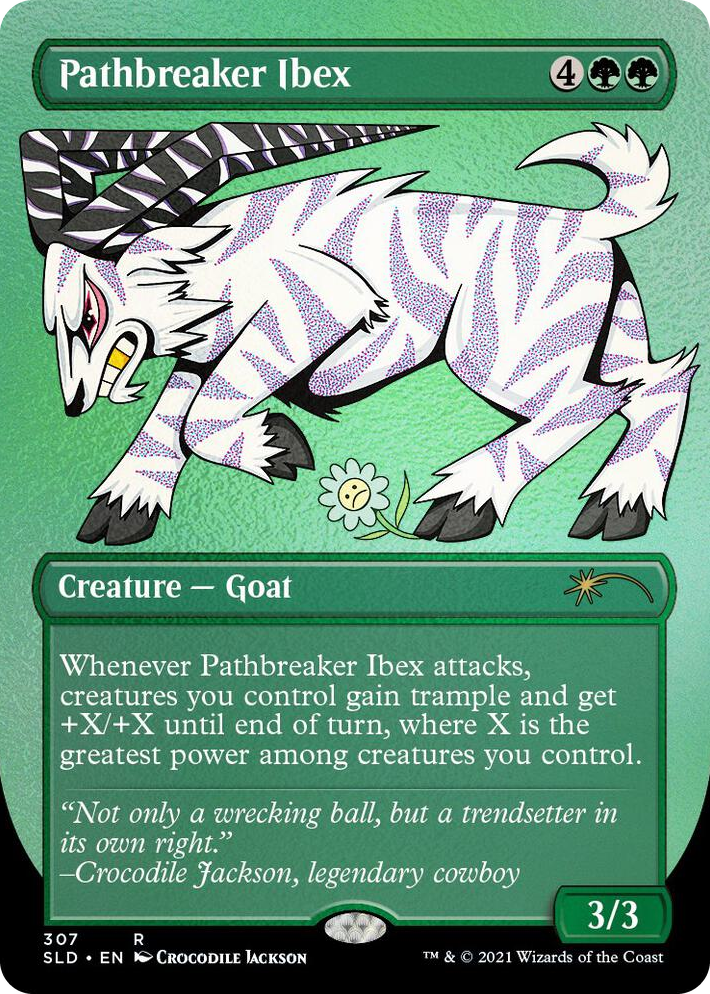 0307 Pathbreaker Ibex (Foil Etched) R Secret Lair Drop Series