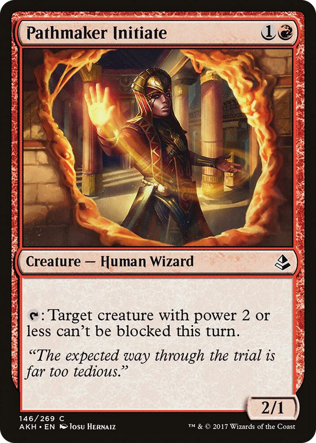 0146 Pathmaker Initiate C Amonkhet