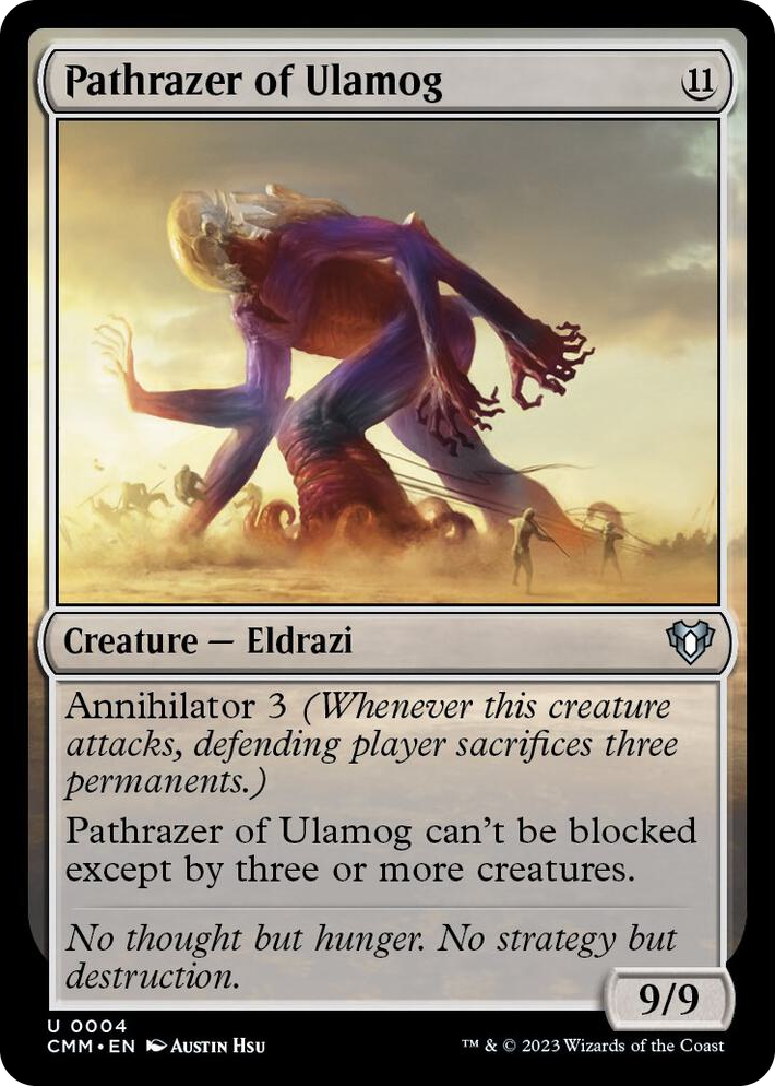 0004 Pathrazer of Ulamog U Commander Masters