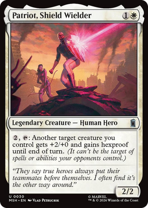 0030 Patriot, Shield Wielder U Marvel Super Heroes