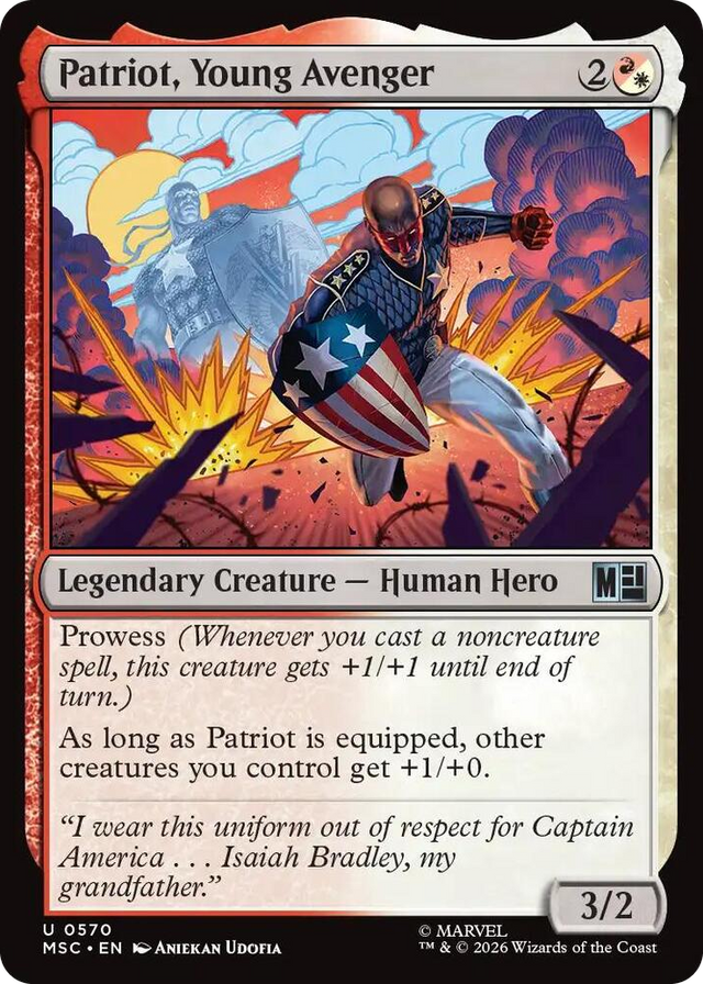 0570 Patriot, Young Avenger U Commander: Marvel Super Heroes