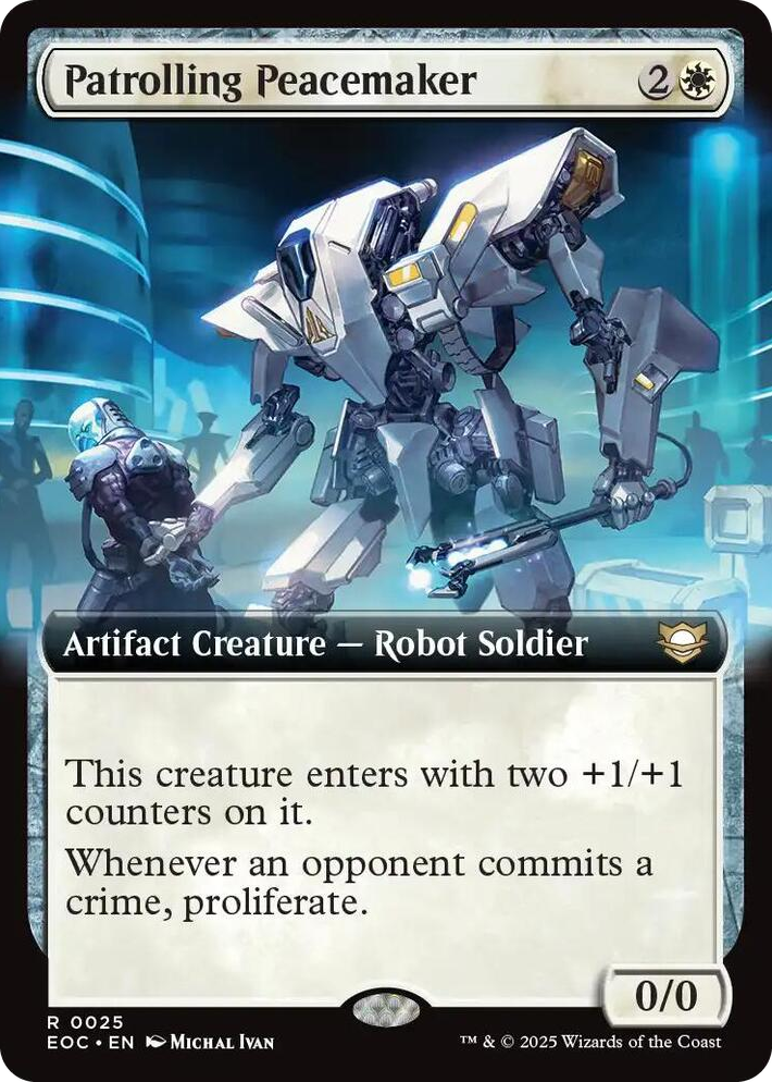 0025 Patrolling Peacemaker (Extended Art) R Commander: Edge of Eternities