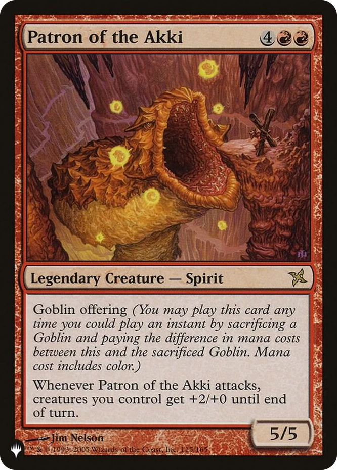 Patron of the Akki #115 R - The List Reprints Pokemon card