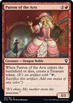 0191 Patron of the Arts C Commander Legends: Battle for Baldur's Gate