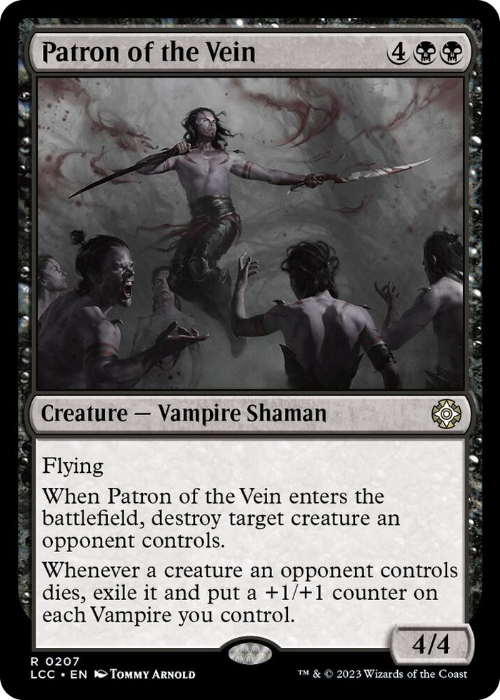 Patron of the Vein #207 R - Commander: The Lost Caverns of Ixalan Pokemon card
