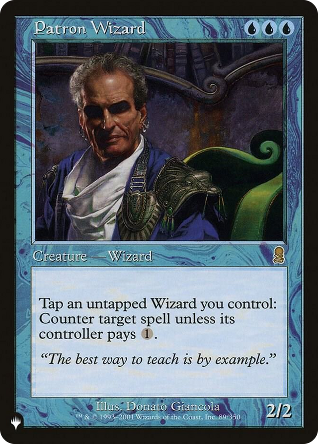 0089 Patron Wizard R The List Reprints
