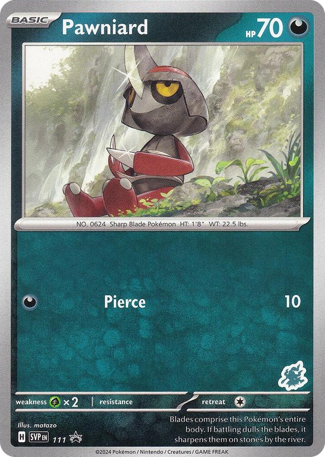 0111 Pawniard - Darkrai Deck Promo Battle Academy 2024
