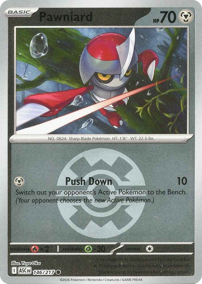 0146 Pawniard (Quick Ball) Common Ascended Heroes