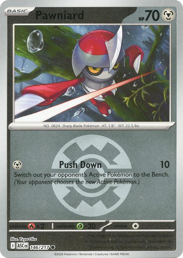0146 Pawniard (Quick Ball) Common Ascended Heroes