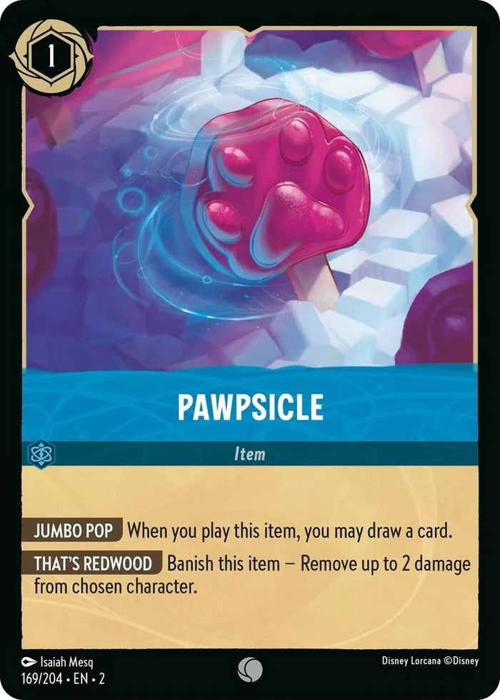 Pawpsicle #169 Common - Rise of the Floodborn Pokemon card