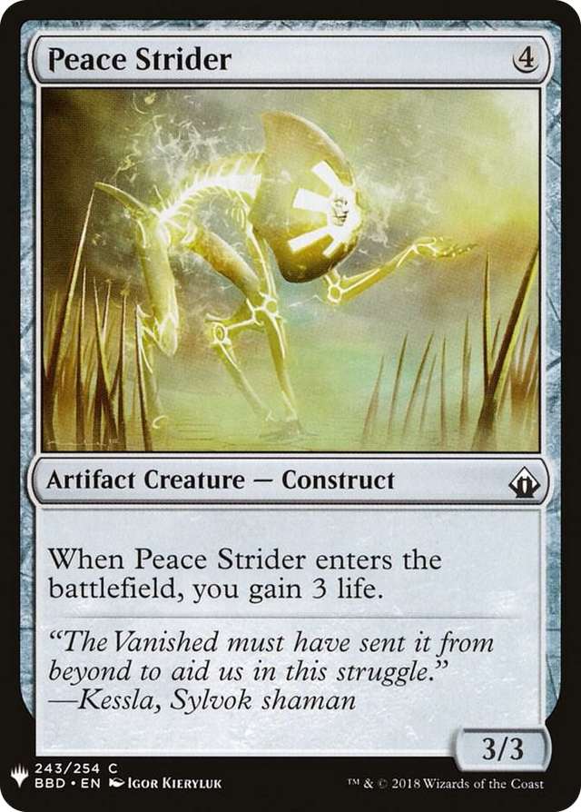 0243 Peace Strider C The List Reprints
