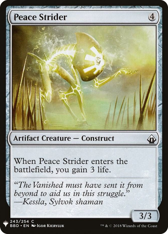 Peace Strider #243 C - The List Reprints Pokemon card