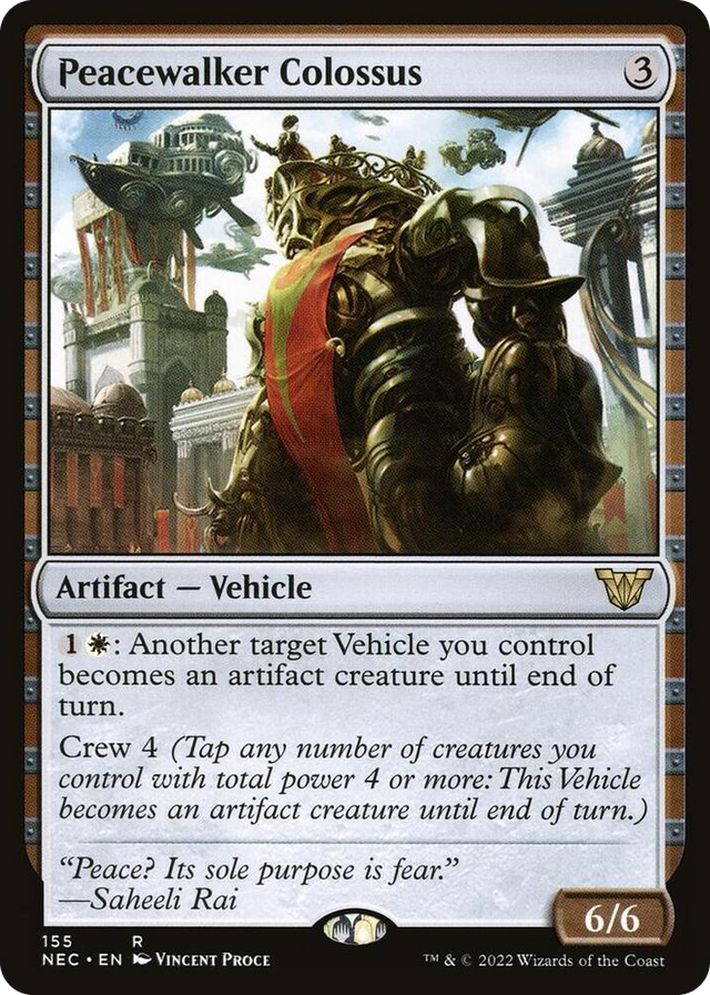 0155 Peacewalker Colossus R Commander: Kamigawa: Neon Dynasty