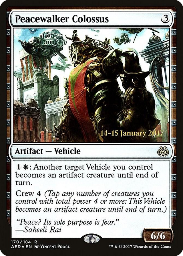 0170 Peacewalker Colossus R Prerelease Cards