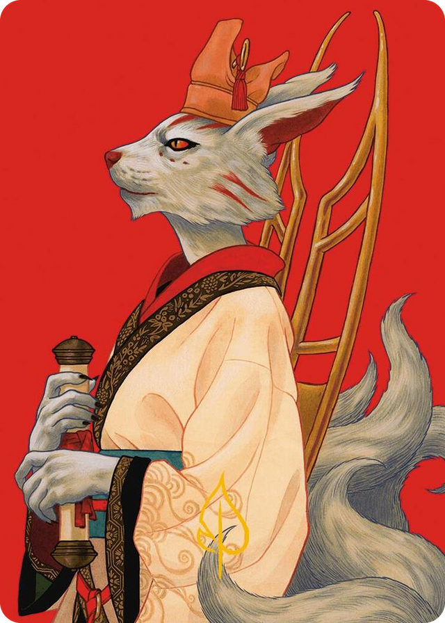 0045 Pearl-Ear, Imperial Advisor Art Card (Gold-Stamped Signature) S Art Series: Modern Horizons 3