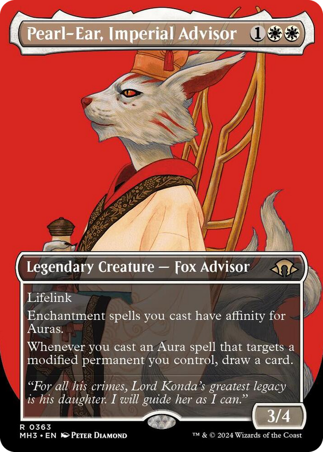 0363 Pearl-Ear, Imperial Advisor (Borderless) R Modern Horizons 3